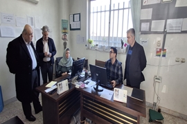 پایش میدانی معاون بهداشتی دانشگاه از دو خانه ی بهداشت شهرستان رشت